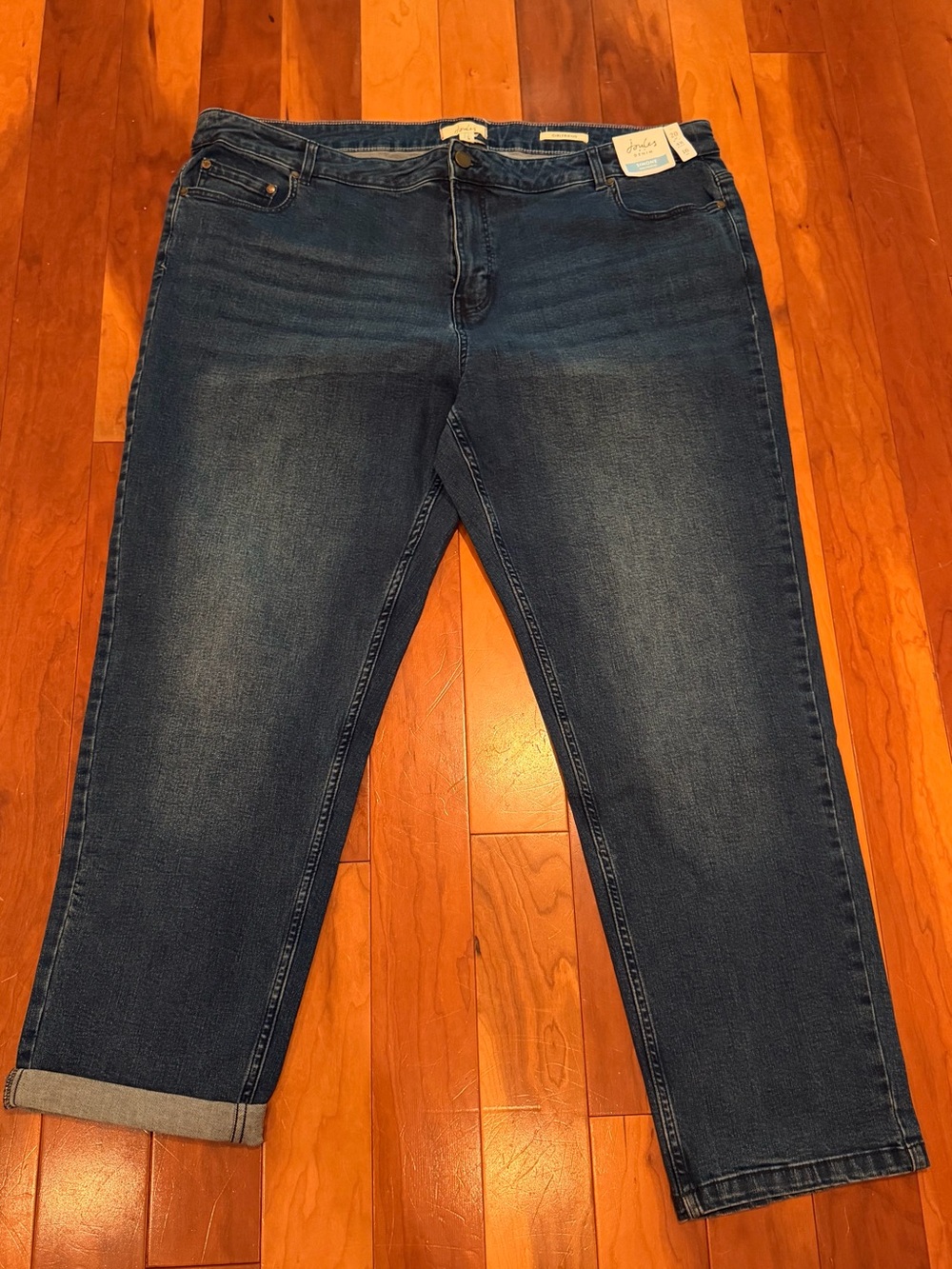 NWT Joules Simone Girlfriend Size 16 Ankle Crop Stretch Jeans English Brand New